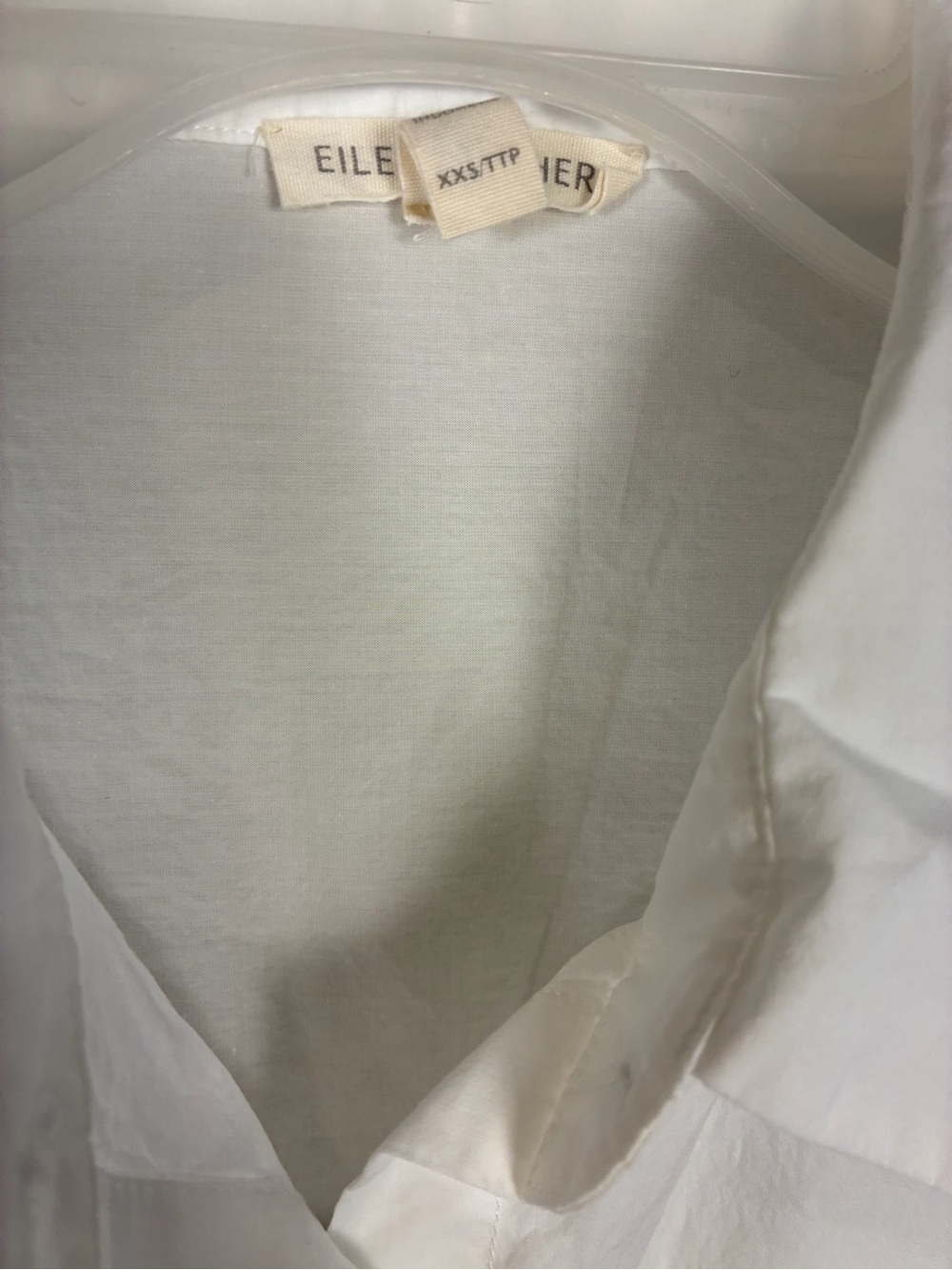 Eileen Fisher Organic Cotton Classic Collar Button Down Shirt - Picture 4 of 11